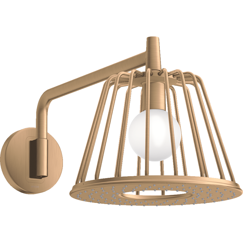 LampShower 275 1jet z ramieniem prysznicowym Brąz Szczotkowany LampShower/Nendo AXOR 26031140