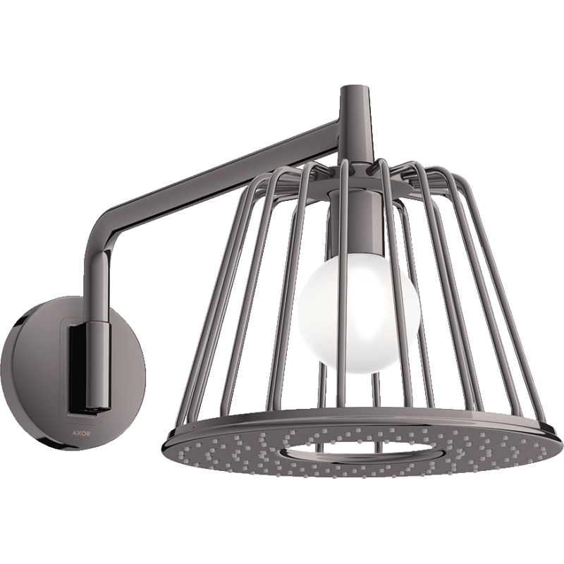LampShower 275 1jet z ramieniem prysznicowym Czarny Chrom Polerowany LampShower/Nendo AXOR 26031330