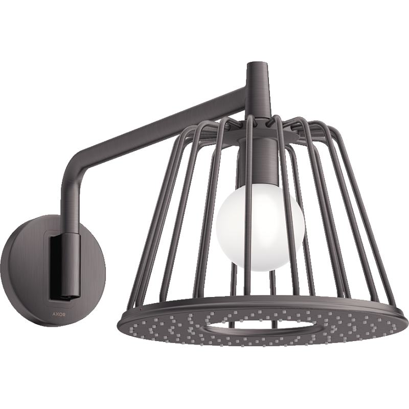 LampShower 275 1jet z ramieniem prysznicowym Czarny Chrom Szczotkowany LampShower/Nendo AXOR 26031340