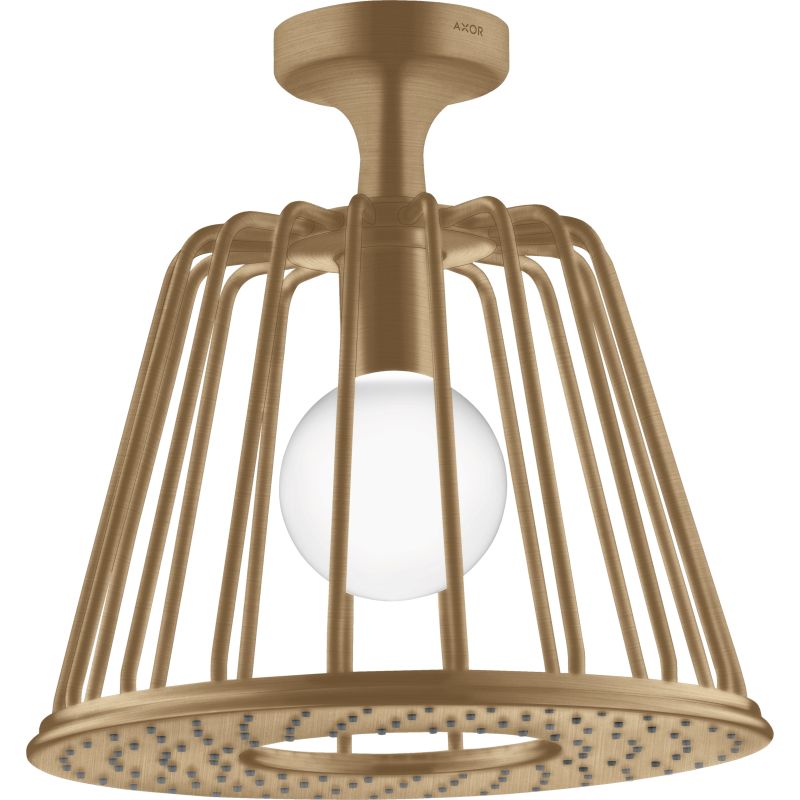 LampShower 275 1jet z przyłączem sufitowym Brąz Szczotkowany LampShower/Nendo AXOR 26032140