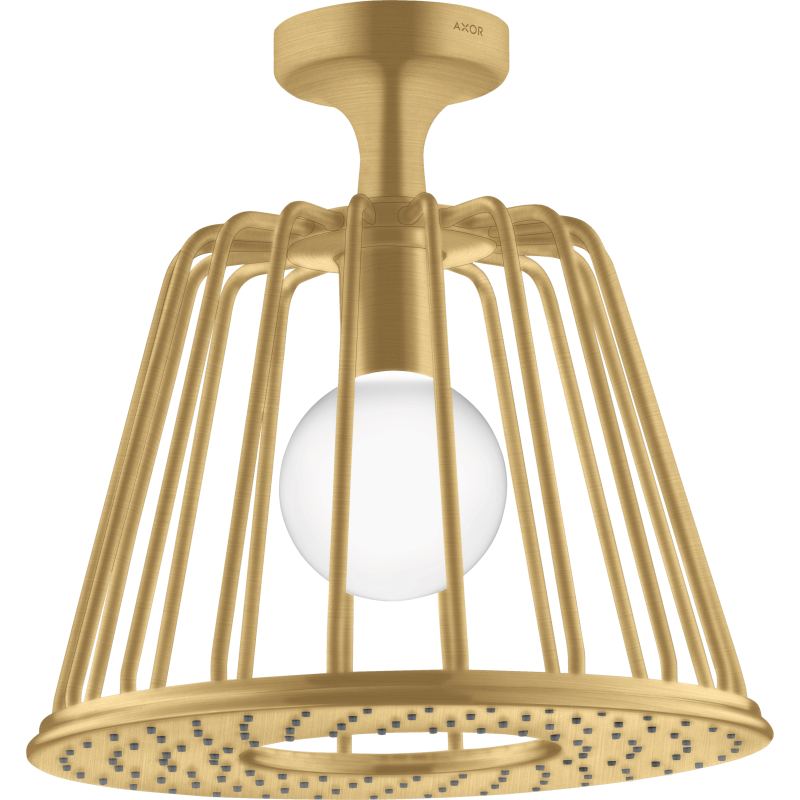 LampShower 275 1jet z przyłączem sufitowym Złoty Optyczny Szczotkowany LampShower/Nendo AXOR 26032250