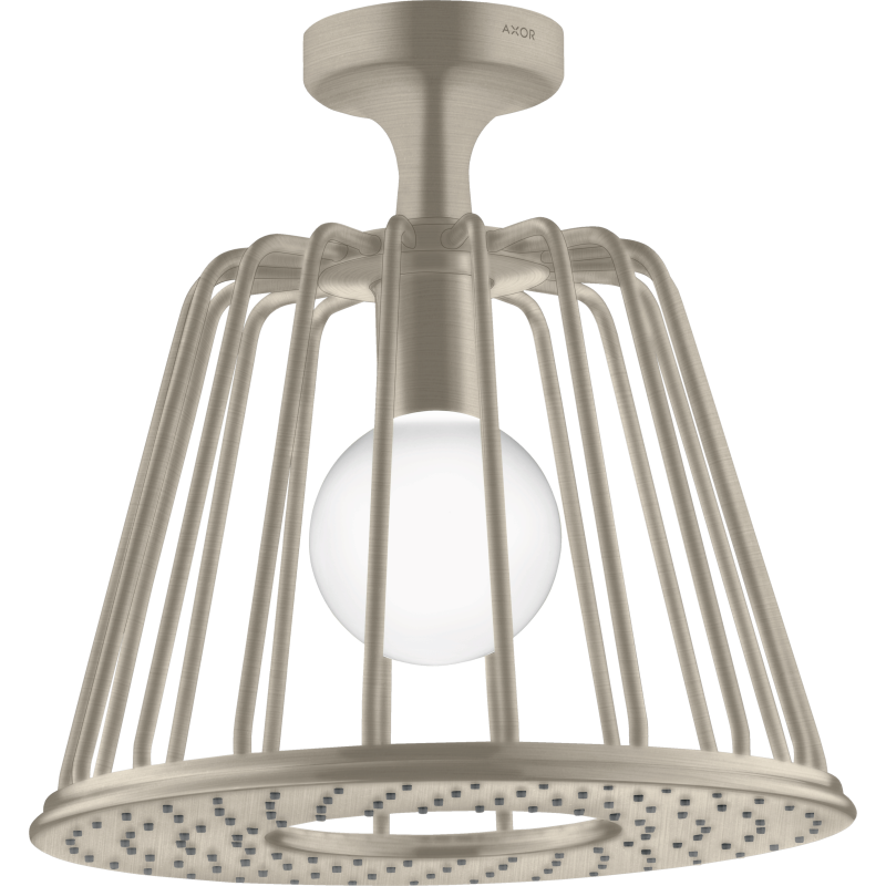 LampShower 275 1jet z przyłączem sufitowym Nikiel Szczotkowany LampShower/Nendo AXOR 26032820