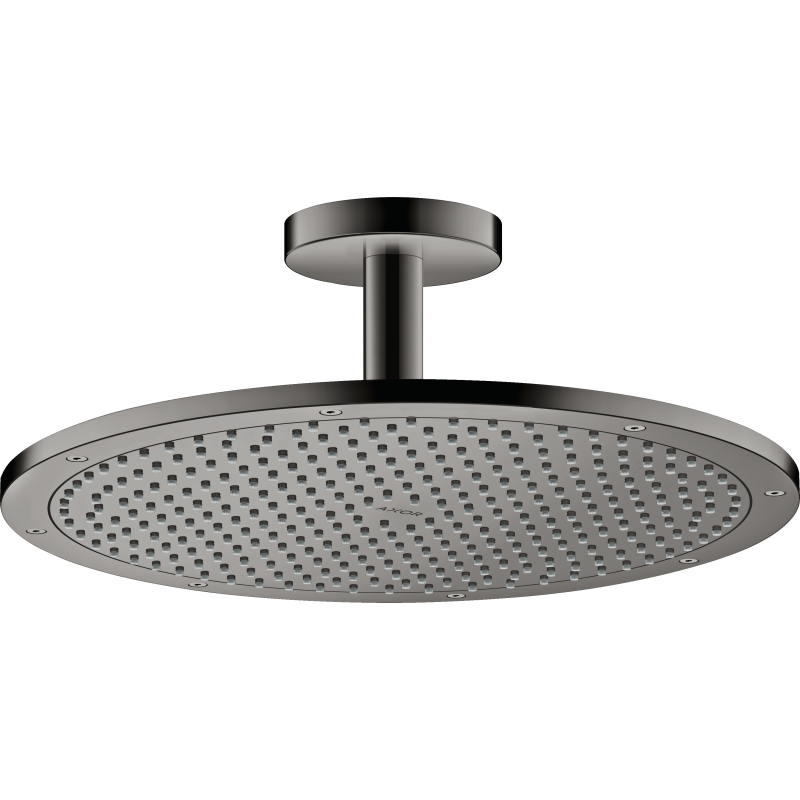 Głowica prysznicowa 350 1jet z przyłączem sufitowym Czarny Chrom Polerowany ShowerSolutions AXOR 26035330