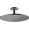 Głowica prysznicowa 350 1jet z przyłączem sufitowym Czarny Chrom Polerowany ShowerSolutions AXOR 26035330