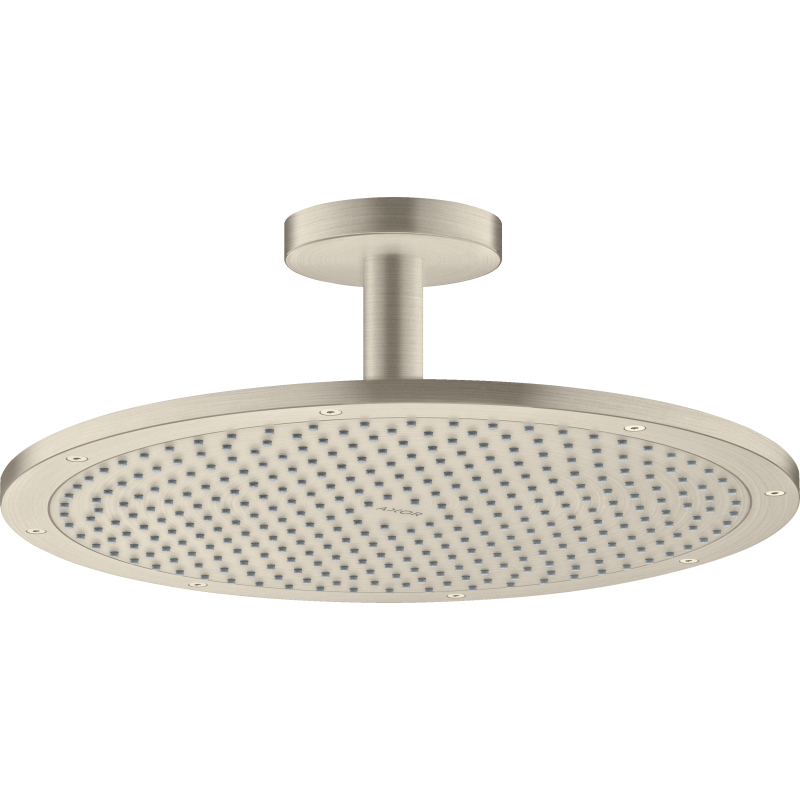 Głowica prysznicowa 350 1jet z przyłączem sufitowym Nikiel Szczotkowany ShowerSolutions AXOR 26035820