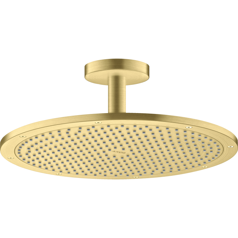 Głowica prysznicowa 350 1jet z przyłączem sufitowym Mosiądz Szczotkowany ShowerSolutions AXOR 26035950