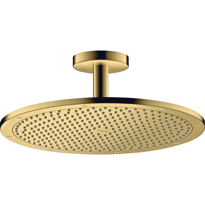 Głowica prysznicowa 350 1jet z przyłączem sufitowym Złoty Optyczny Polerowany ShowerSolutions AXOR 26035990