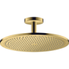 Głowica prysznicowa 350 1jet z przyłączem sufitowym Złoty Optyczny Polerowany ShowerSolutions AXOR 26035990