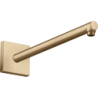 Ramię prysznicowe 390 mm, kwadratowe Brąz Szczotkowany ShowerSolutions AXOR 26436140