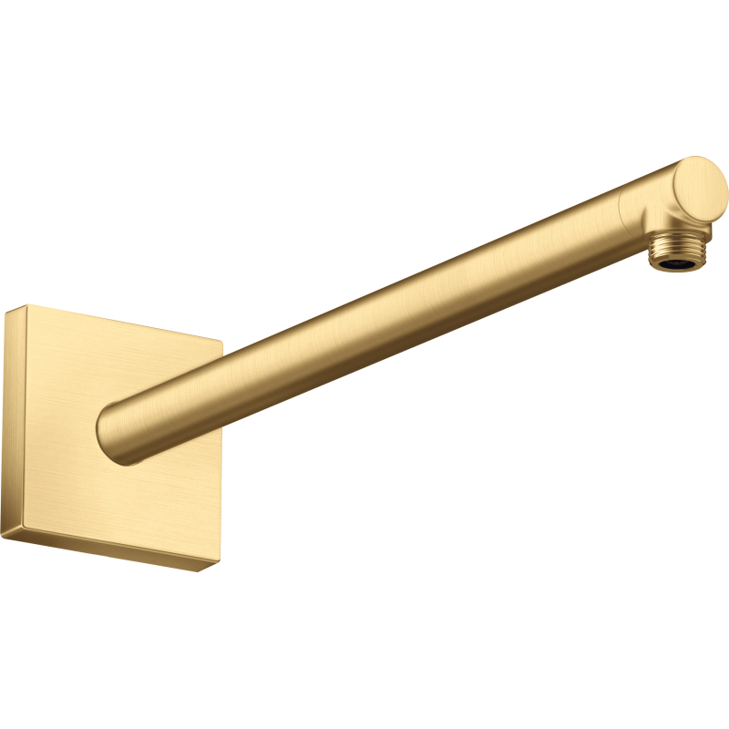 Ramię prysznicowe 390 mm, kwadratowe Złoty Optyczny Szczotkowany ShowerSolutions AXOR 26436250