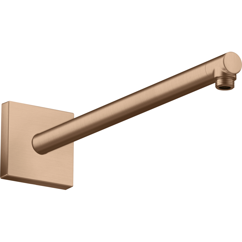 Ramię prysznicowe 390 mm, kwadratowe Czerwony Złoty Szczotkowany ShowerSolutions AXOR 26436310