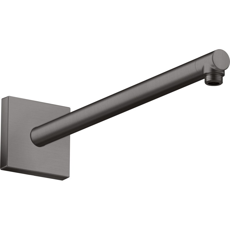 Ramię prysznicowe 390 mm, kwadratowe Czarny Chrom Szczotkowany ShowerSolutions AXOR 26436340