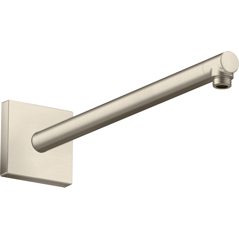 Ramię prysznicowe 390 mm, kwadratowe Nikiel Szczotkowany ShowerSolutions AXOR 26436820
