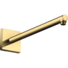 Ramię prysznicowe 390 mm, kwadratowe Złoty Optyczny Polerowany ShowerSolutions AXOR 26436990