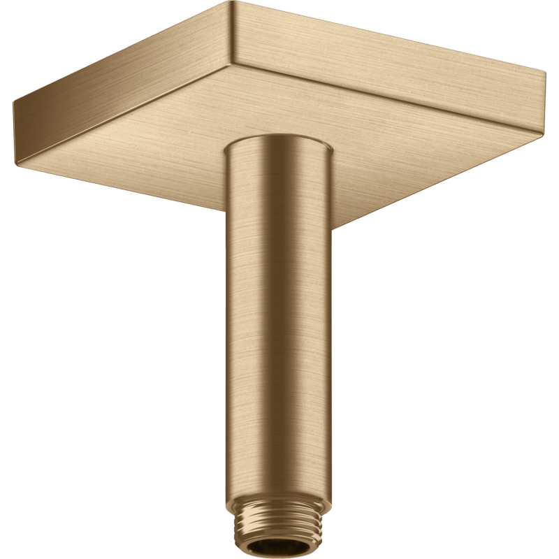 Przyłącze sufitowe 100 mm, kwadratowe Brąz Szczotkowany ShowerSolutions AXOR 26437140