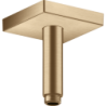 Przyłącze sufitowe 100 mm, kwadratowe Brąz Szczotkowany ShowerSolutions AXOR 26437140