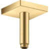 Przyłącze sufitowe 100 mm, kwadratowe Złoty Optyczny Szczotkowany ShowerSolutions AXOR 26437250