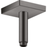 Przyłącze sufitowe 100 mm, kwadratowe Czarny Chrom Szczotkowany ShowerSolutions AXOR 26437340