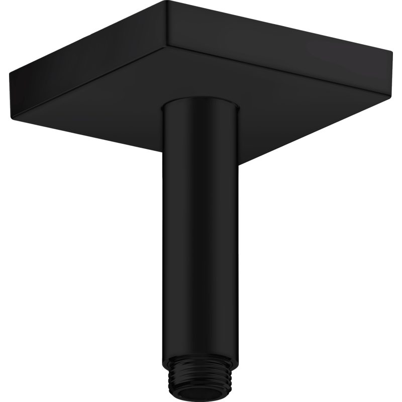 Przyłącze sufitowe 100 mm, kwadratowe Czarny Matowy ShowerSolutions AXOR 26437670