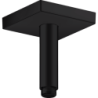 Przyłącze sufitowe 100 mm, kwadratowe Czarny Matowy ShowerSolutions AXOR 26437670