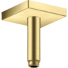 Przyłącze sufitowe 100 mm, kwadratowe Mosiądz Szczotkowany ShowerSolutions AXOR 26437950