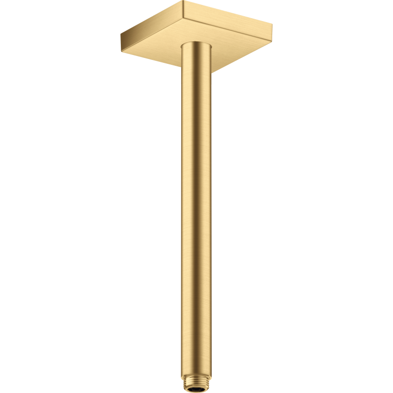 Przyłącze sufitowe 300 mm, kwadratowe Złoty Optyczny Szczotkowany ShowerSolutions AXOR 26438250