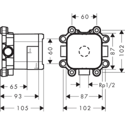 Set podstawowy do głowicy LampShower 275 1jet i głowicy prysznicowej 240 2jet z ramieniem, ścienny Showers/Front AXOR 26909180