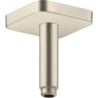 Przyłącze sufitowe 100 mm, softsquare Nikiel Szczotkowany ShowerSolutions AXOR 26965820