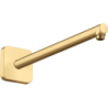 Ramię prysznicowe 390 mm, softsquare Złoty Optyczny Szczotkowany ShowerSolutions AXOR 26967250