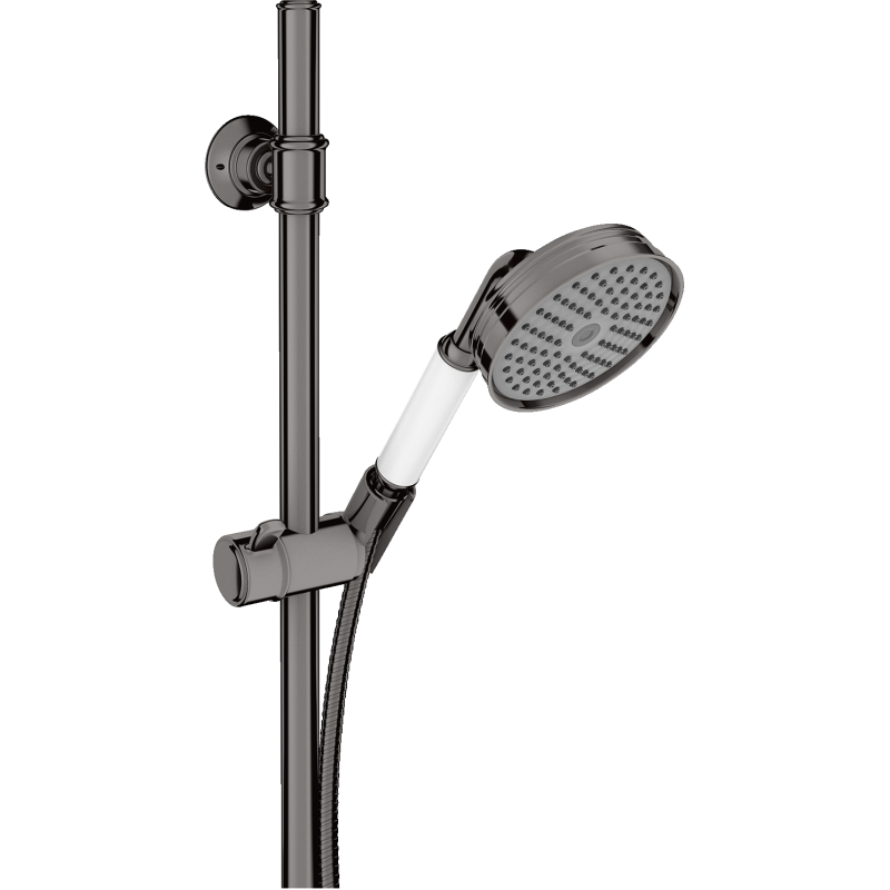 Zestaw prysznicowy 0,90 m z główką prysznicową 100 1jet Czarny Chrom Polerowany Montreux AXOR 27982330