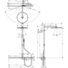 Komplet prysznicowy 350 1jet z termostatem 800 Złoty Optyczny Polerowany ShowerSolutions AXOR 27984990