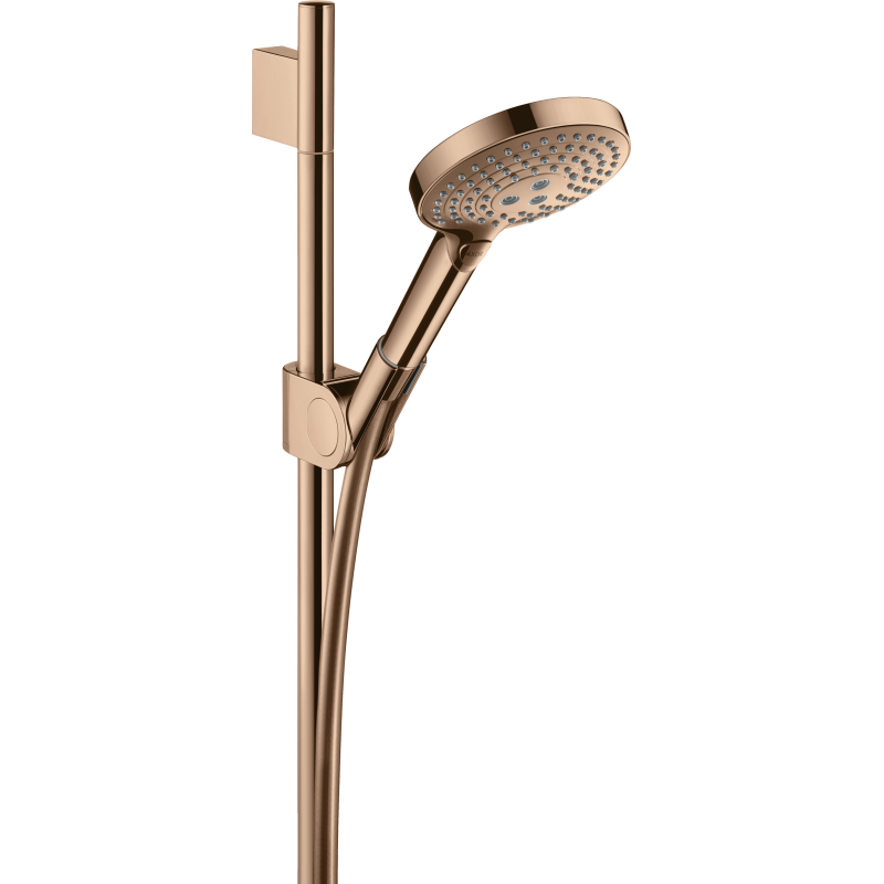 Zestaw prysznicowy 0,90 m z główką prysznicową 120 3jet Czerwony Złoty Polerowany Uno AXOR 27987300