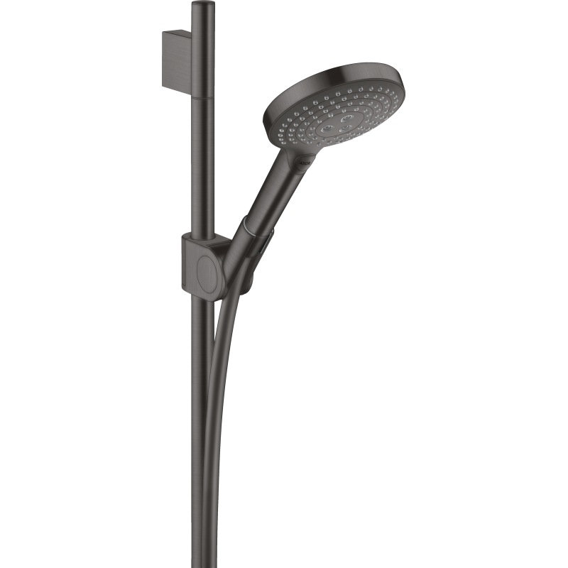 Zestaw prysznicowy 0,90 m z główką prysznicową 120 3jet Czarny Chrom Szczotkowany Uno AXOR 27987340