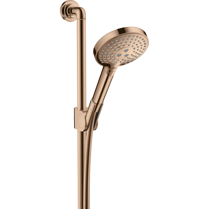 Zestaw prysznicowy 0,90 m z główką prysznicową 120 3jet Czerwony Złoty Polerowany Citterio AXOR 27991300