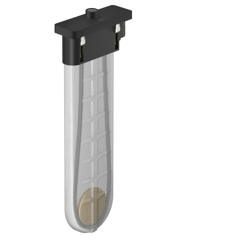 Element zewnętrzny, softsquare Czarny Matowy sBox AXOR 28017670