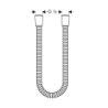Metalowy wąż prysznicowy 2,00 m Chrom AXOR 28120000