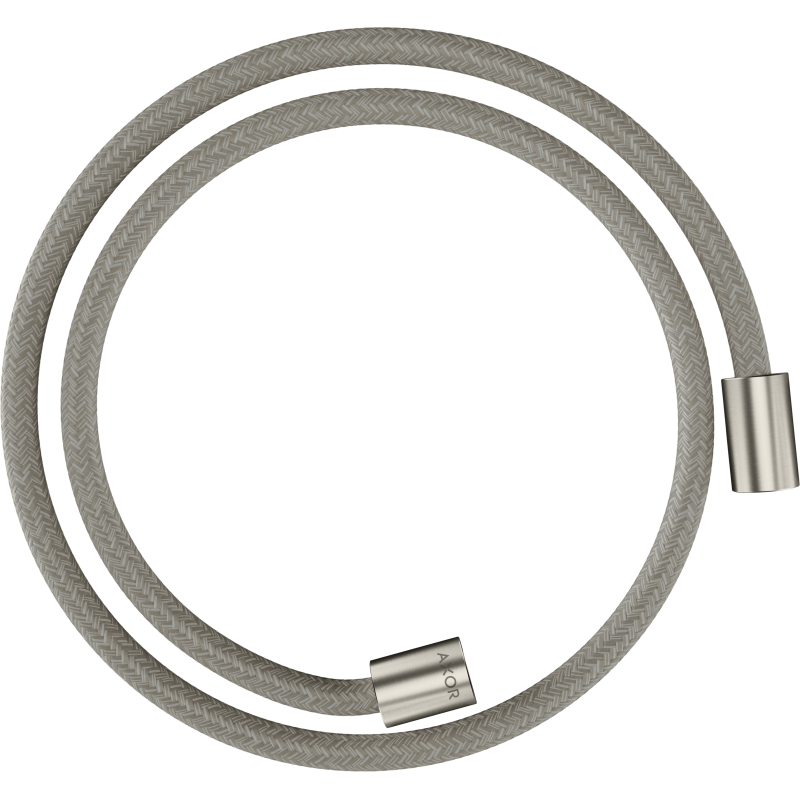 Wąż prysznicowy 1,25 m z nakrętkami cylindrycznymi, tekstylny Stal Szlachetna Optyczna ShowerSolutions AXOR 28228800