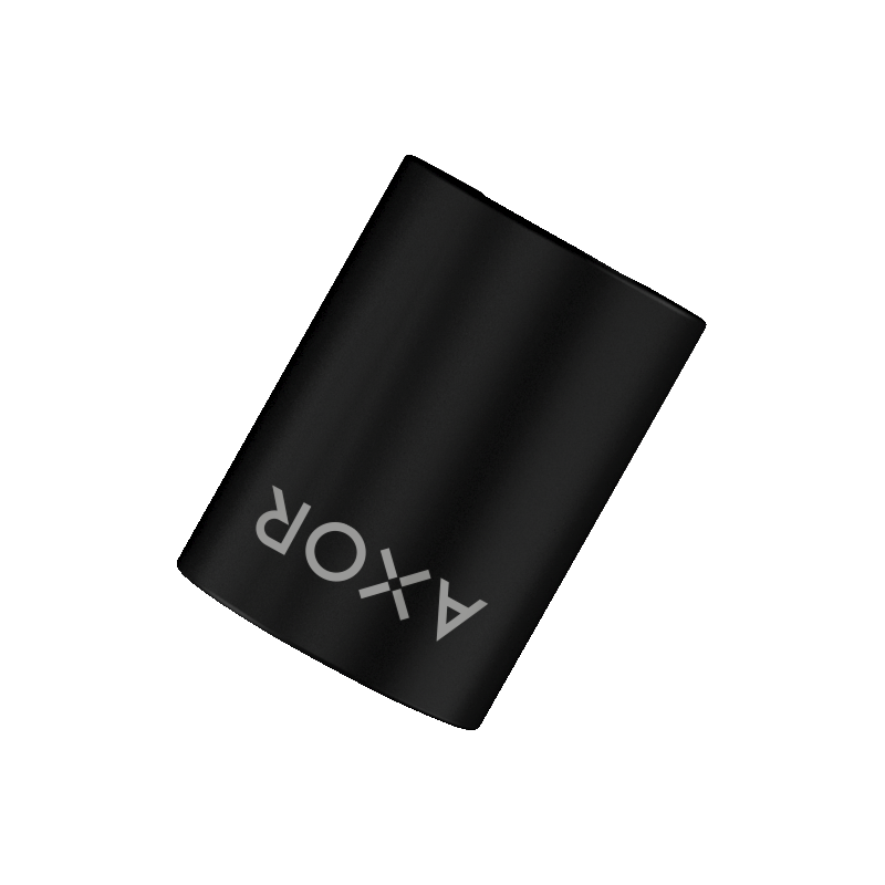 Wąż prysznicowy 2 m z nakrętką cylindryczną i stożkową, tekstylny Czarny Matowy ShowerSolutions AXOR 28290670