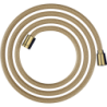 Wąż prysznicowy 2 m z nakrętką cylindryczną i stożkową, tekstylny Złoty Optyczny Polerowany ShowerSolutions AXOR 28290990