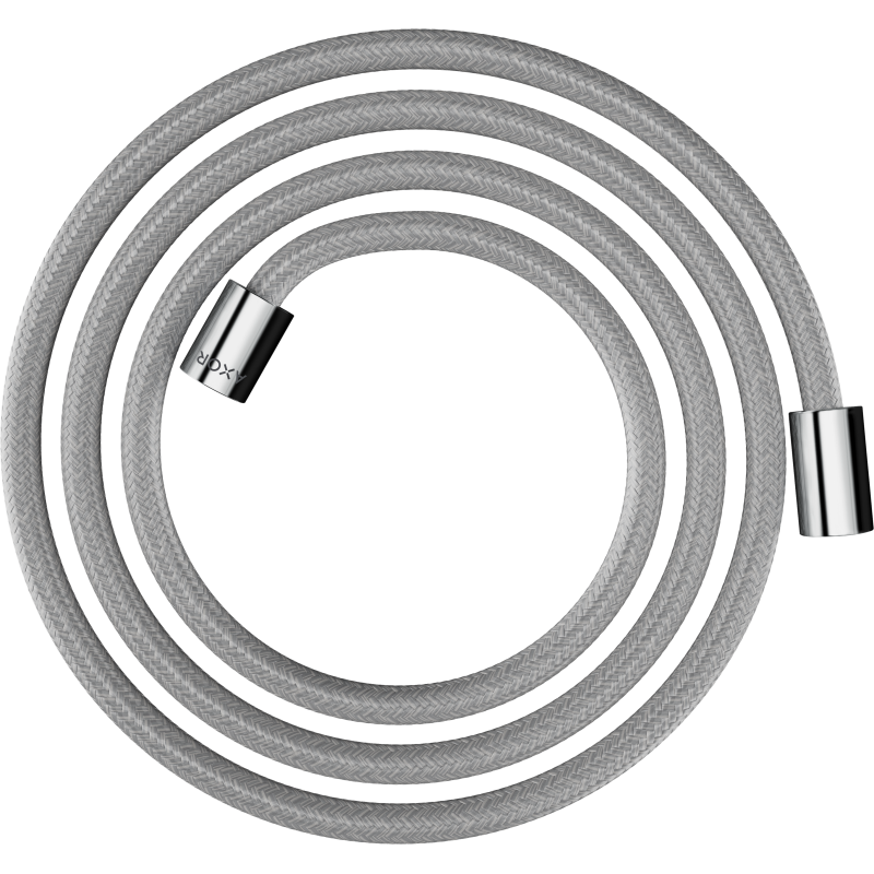 Wąż prysznicowy 2 m z nakrętkami cylindrycznymi, tekstylny Chrom ShowerSolutions AXOR 28291000