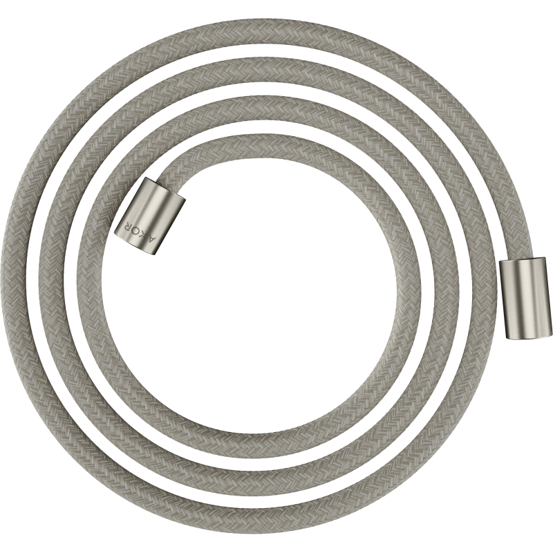 Wąż prysznicowy 2 m z nakrętkami cylindrycznymi, tekstylny Stal Szlachetna Optyczna ShowerSolutions AXOR 28291800