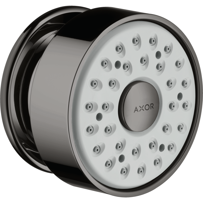 Dysza boczna 1jet, okrągła rozeta Czarny Chrom Polerowany AXOR 28464330