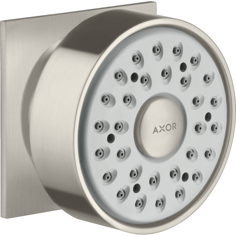 Dysza boczna 1jet, kwadratowa rozeta Stal Szlachetna Optyczna AXOR 28469800