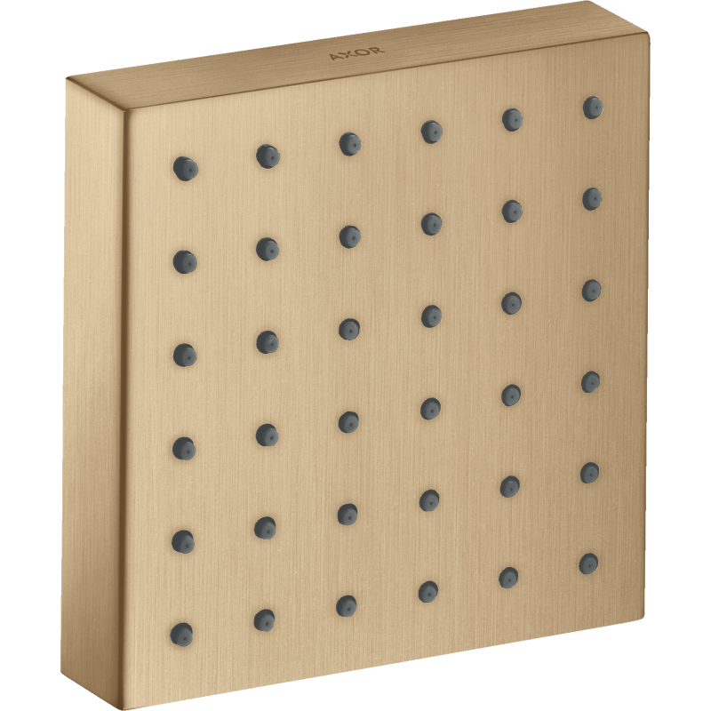 Moduł prysznicowy 120/120, kwadratowy, podtynkowy Brąz Szczotkowany ShowerSolutions AXOR 28491140