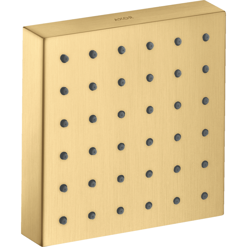 Moduł prysznicowy 120/120, kwadratowy, podtynkowy Złoty Optyczny Szczotkowany ShowerSolutions AXOR 28491250