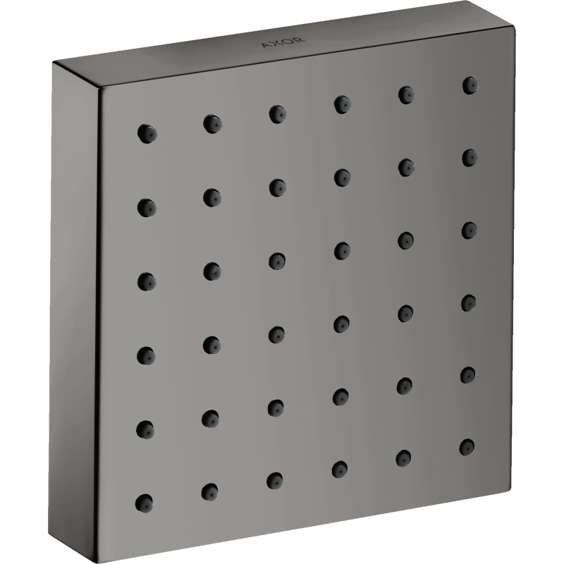 Moduł prysznicowy 120/120, kwadratowy, podtynkowy Czarny Chrom Polerowany ShowerSolutions AXOR 28491330