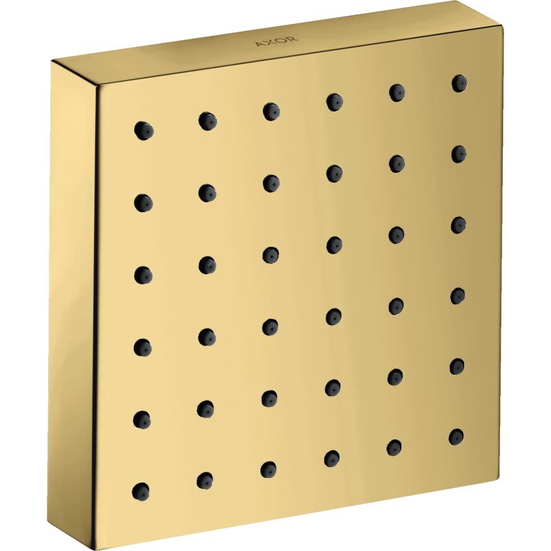 Moduł prysznicowy 120/120, kwadratowy, podtynkowy Złoty Optyczny Polerowany ShowerSolutions AXOR 28491990
