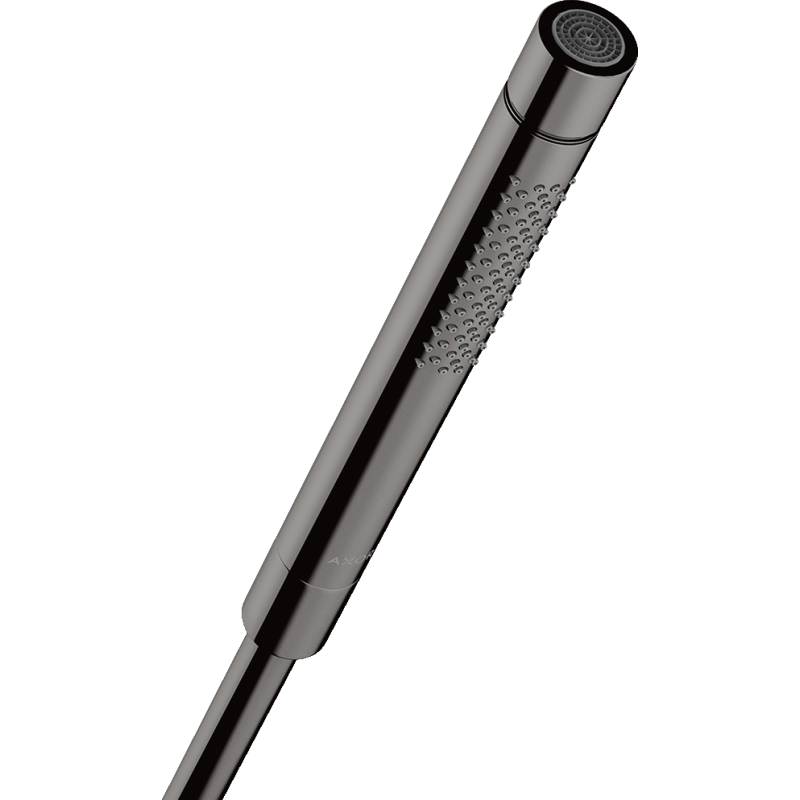 Główka prysznicowa 2jet, Slim Czarny Chrom Polerowany Starck AXOR 28532330