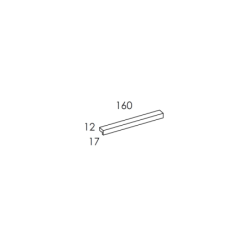 UCHWYT KWADRO PLUS BLACK 16 cm 1 SZT ELITA 167902