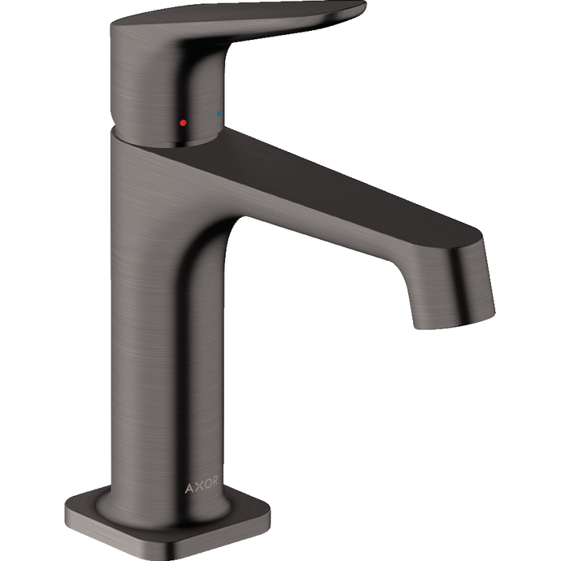 Jednouchwytowa bateria umywalkowa 100 z kompletem odpływowym z cięgłem Czarny Chrom Szczotkowany Citterio M AXOR 34010340
